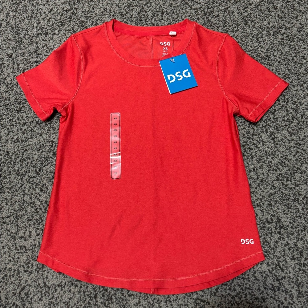DSG Red Crew Neck Tee